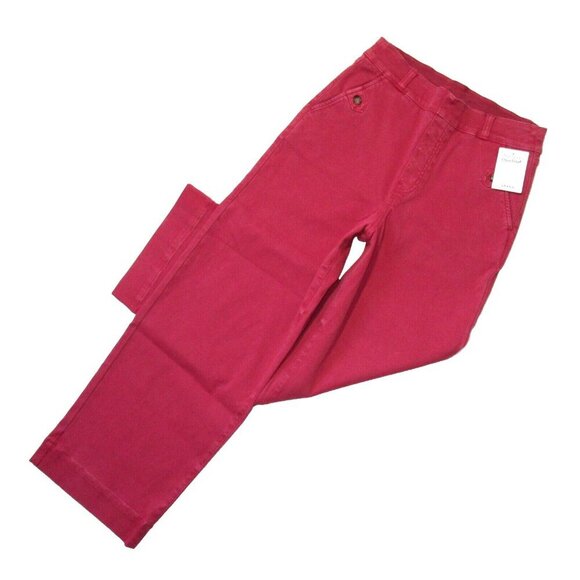 SPANX Pants - NWT SPANX 20312R Stretch Twill Cropped Wide Leg in Wild Rose Khaki Pants M